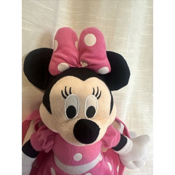 Minnie Mouse Pink 17” backpack Disney- Adorable! - Picture 2 of 8